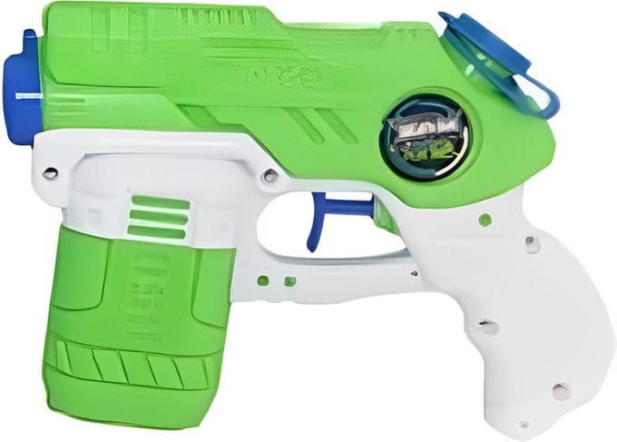 Concorde waterpistooltje/waterpistool - groen/wit - 18 cm - speelgoed