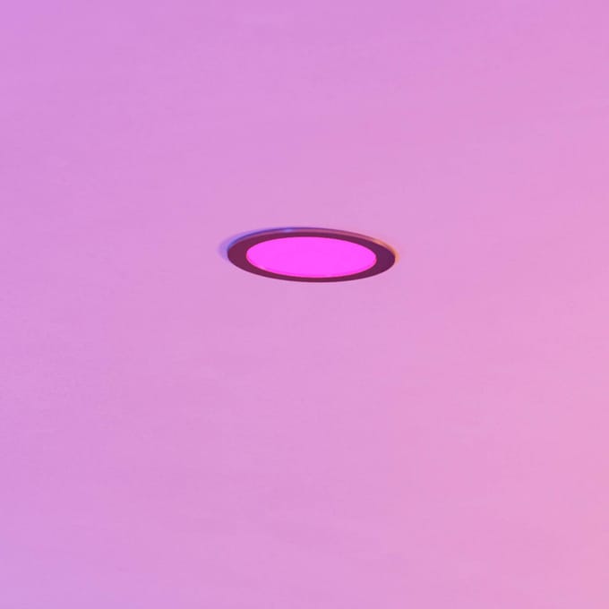 EGLO connect Smart LED-inbouwlamp Fueva 6-Z, grijs, Ø 16 cm