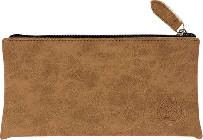 Greenstory - Etui  - max 15/16 pennen - Vegan Cognac