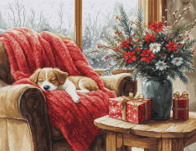 Borduurpakket Luca-S - Christmas Moment - Kerst Moment - B711