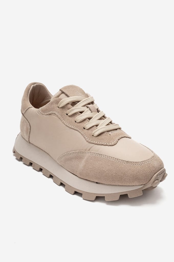 Amanda Leren Sneakers Dames