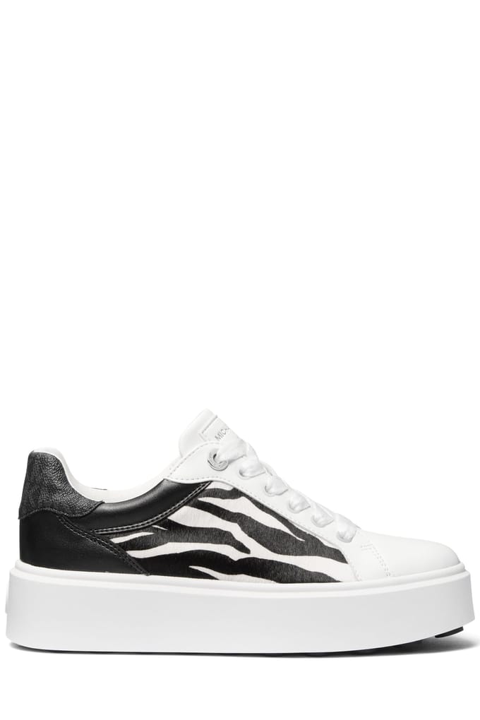 Michael Kors Romey Lace Up Black/white Taglia: 39 | Sneakers Outlet | Donna | Nero