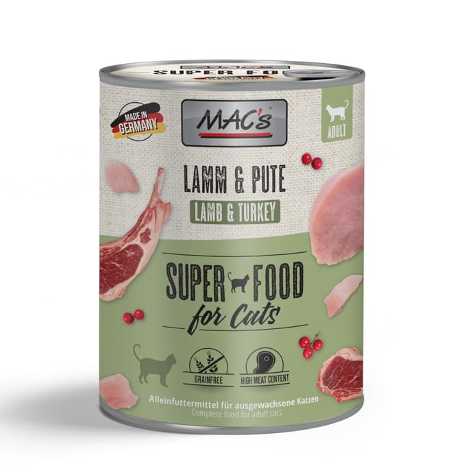 MAC's CAT - Blik 6x800g - Lam & Kalkoen