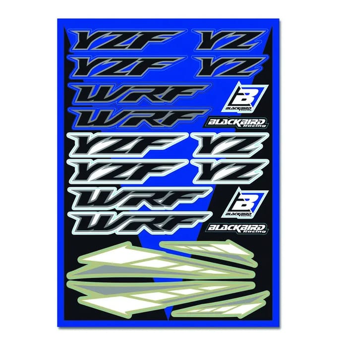 Kit decoratie motor sticker set Blackbird Racing Yamaha