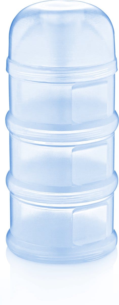 Melkpoedercontainer Babyjem 3-laags Blauw