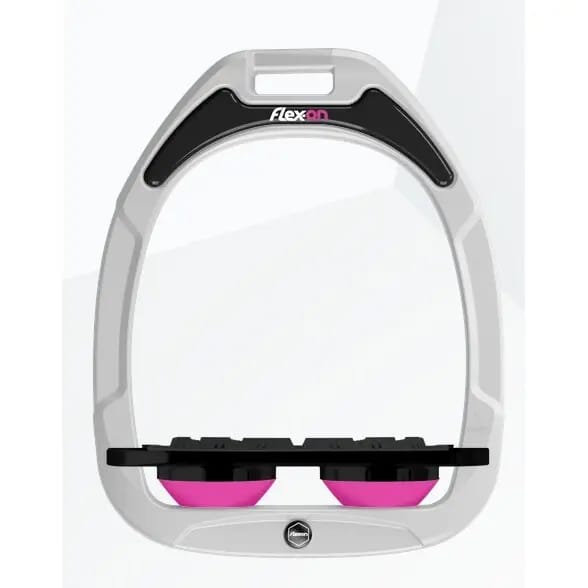 Plat Grip Wit/Zwart/Roze Flex-On Green Composite