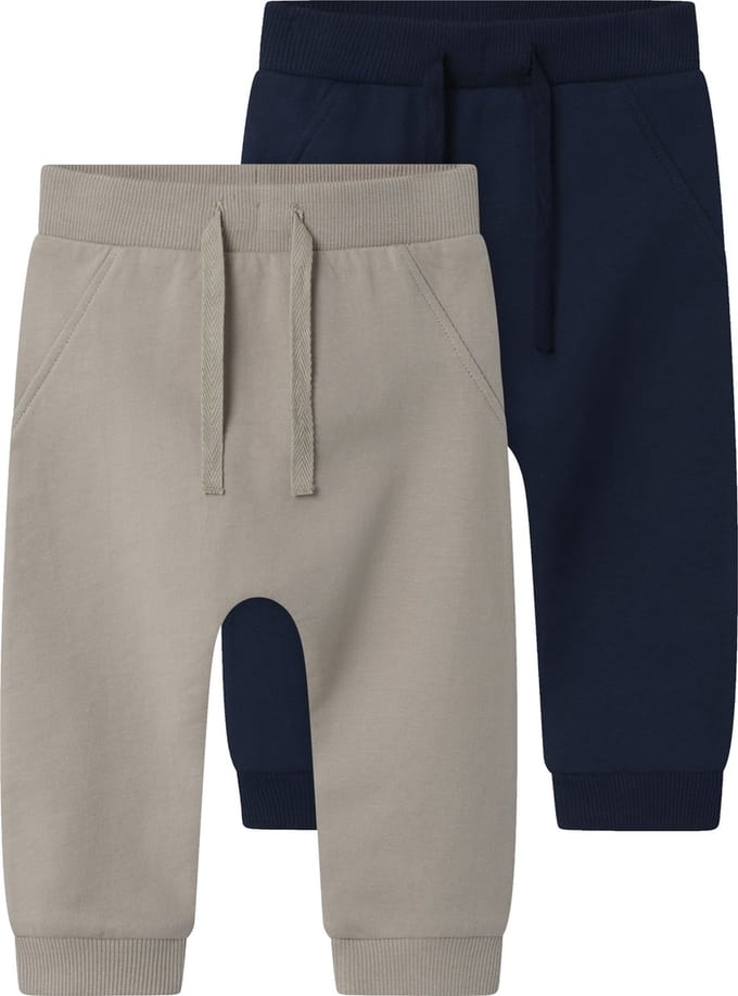 NAME IT - TBNSOX 2P SWEAT PANT BRU NOOS - Baby - Broeken