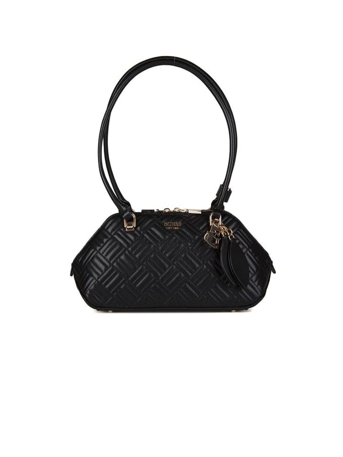GUESS schoudertas Sally Shoulder Satchel Black zwart