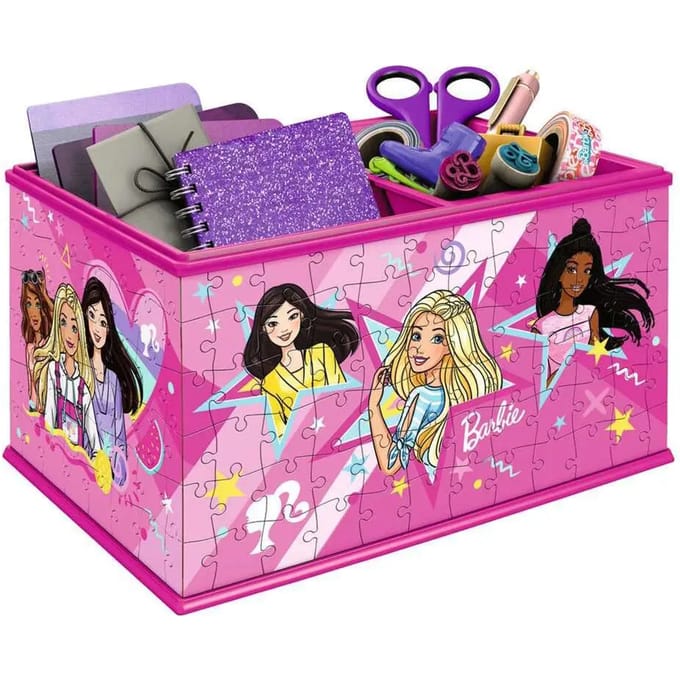 216 delige puzzel - opbergdoos - barbie 3d puzzel Ravensburger