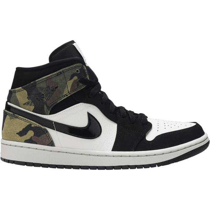 Jordan 1 Mid Camo (2020) 44 black