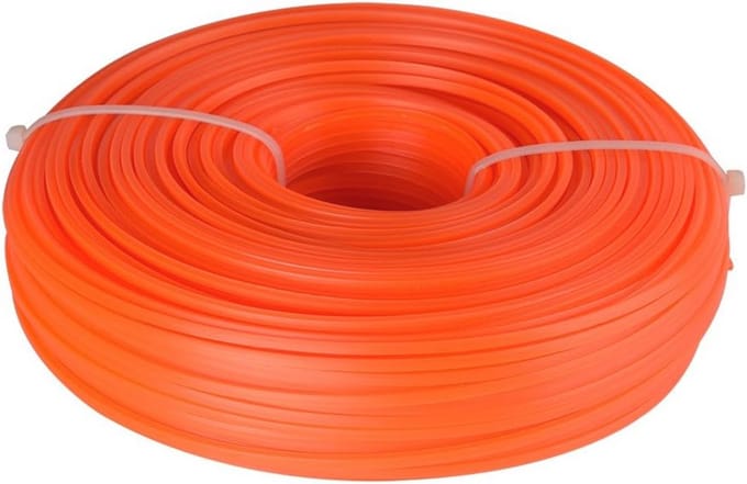 Maaidraad 2,4 mm x 86 m - Vierkante Trimmerdraad voor Tuinonderhoud