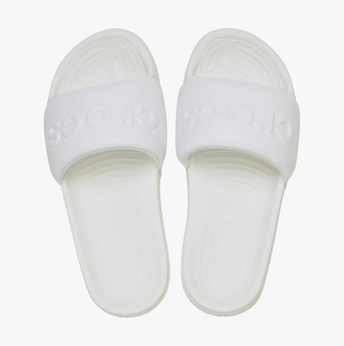 Crocs Crocs All Day Dames Slippers Wit
