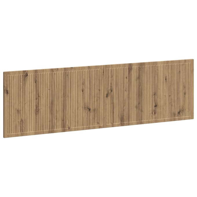 vidaXL - Wandgemonteerd - Hoofdbord - EDE - Artisanaal - eiken - Bewerkt - hout