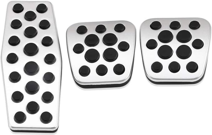 Pedaal Covers - Auto Voetpedalen - Verbeterd Rijden - Antislip Ontwerp - 300 g - Metaal