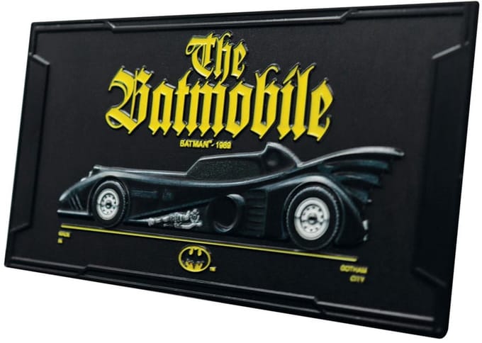 FaNaTtik DC Comics Ingot Batman Batmobile XL Limited Edition Coins