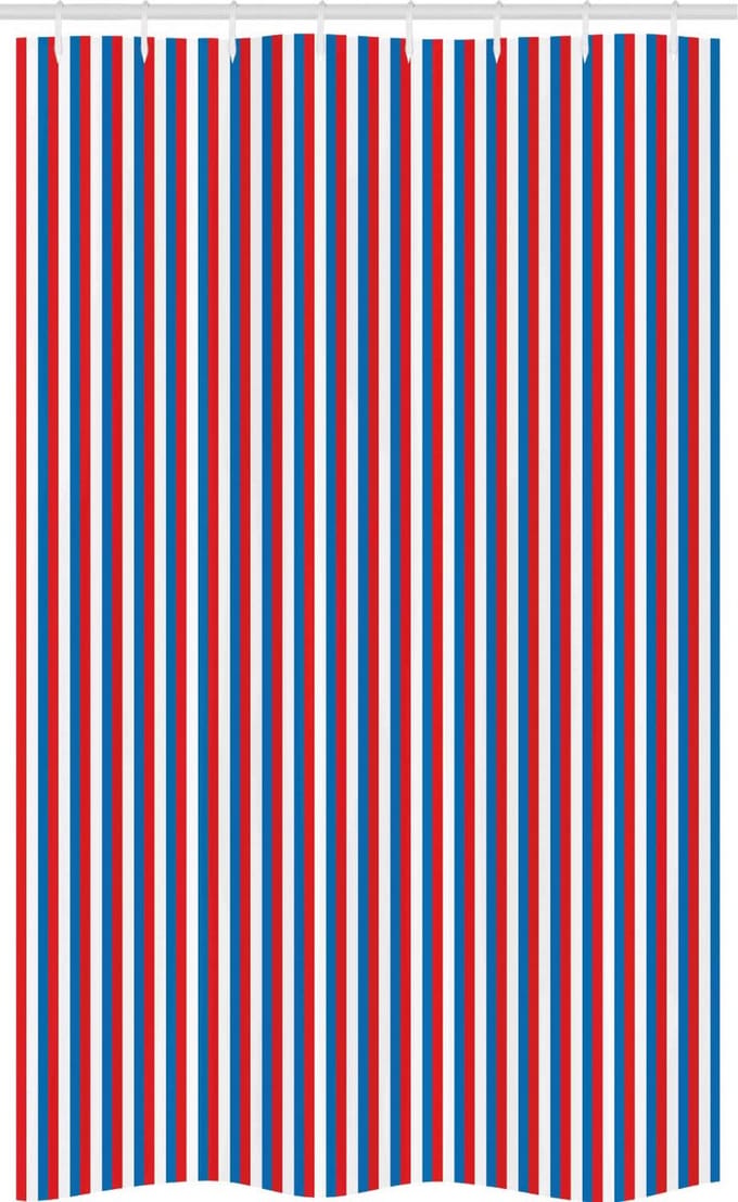 ABAKUHAUS Havenstrepen Douchegordijn – 120x180 cm – stof