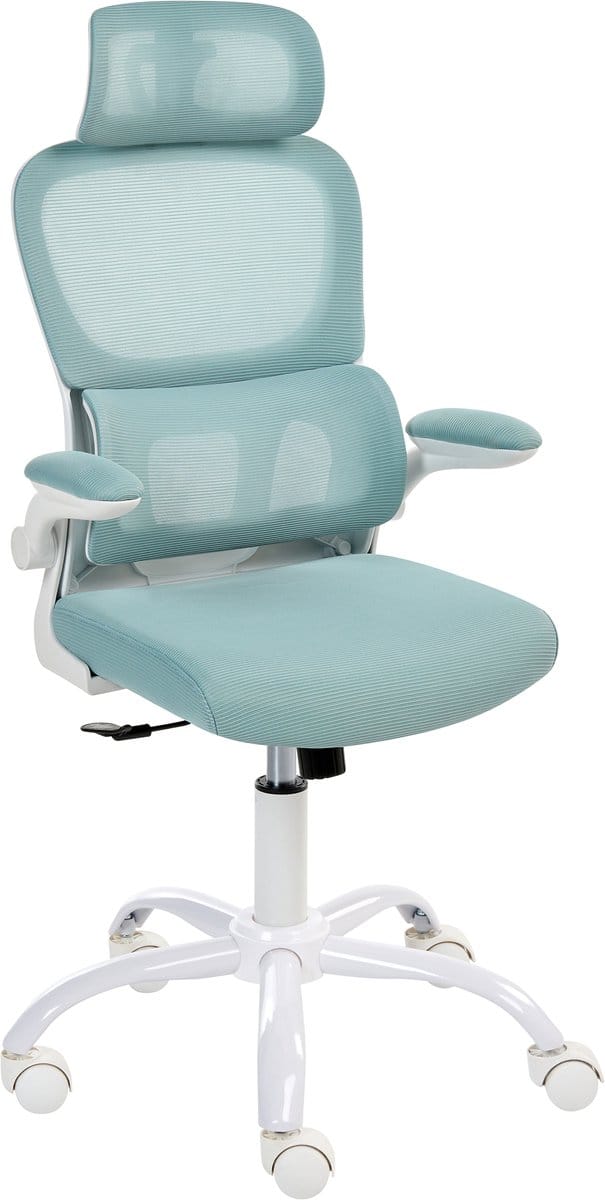 SOLIS - Bureaustoel - Blauw - Mesh