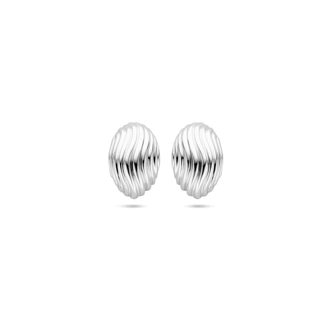 Zilver Gerhodineerd Oorknoppen 18 mm 1339780
