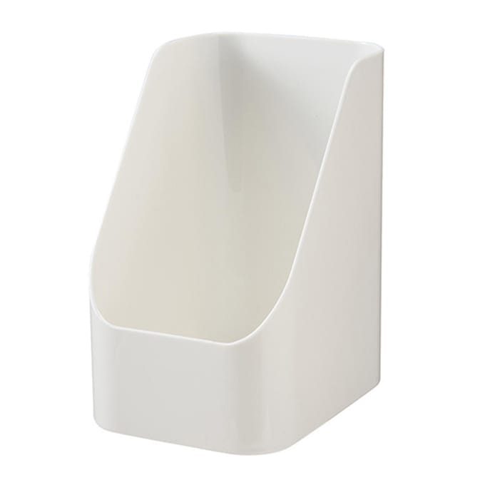 Opbergdoos met open voorkant Multifunctionele bureau-organizer Koelkastcontainer voor groentevoedsel white