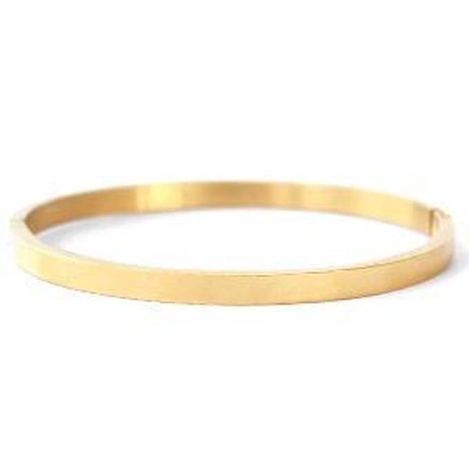 Bangle Glad Goud (RVS)