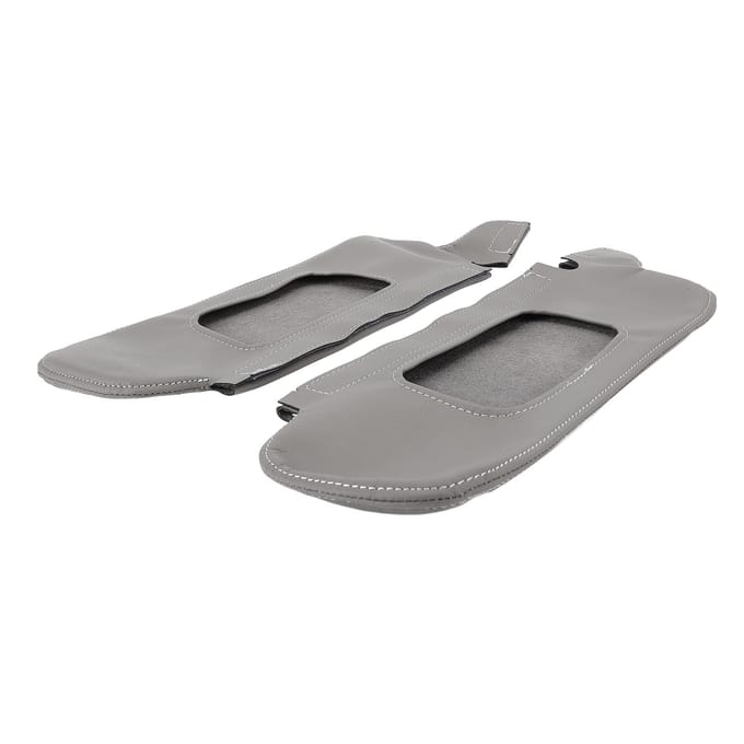 2 stuks Zonneklep Beschermhoes PU Leer Stijlvolle Look Krasbestendig Zonneklep Vervanging