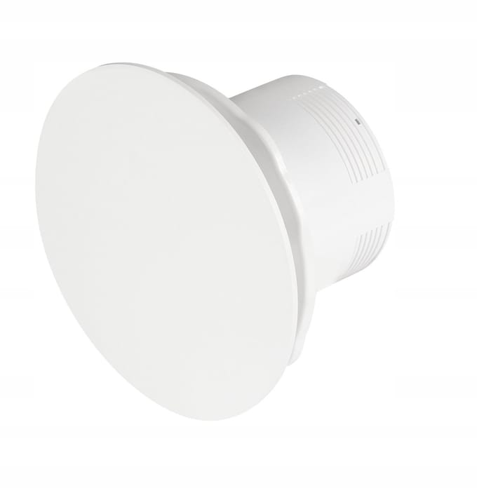 Badkamer - Toilet - Ventilator - afzuigventilator Met Timer - 100mm - 5.5W - 58m3 - Mat Wit