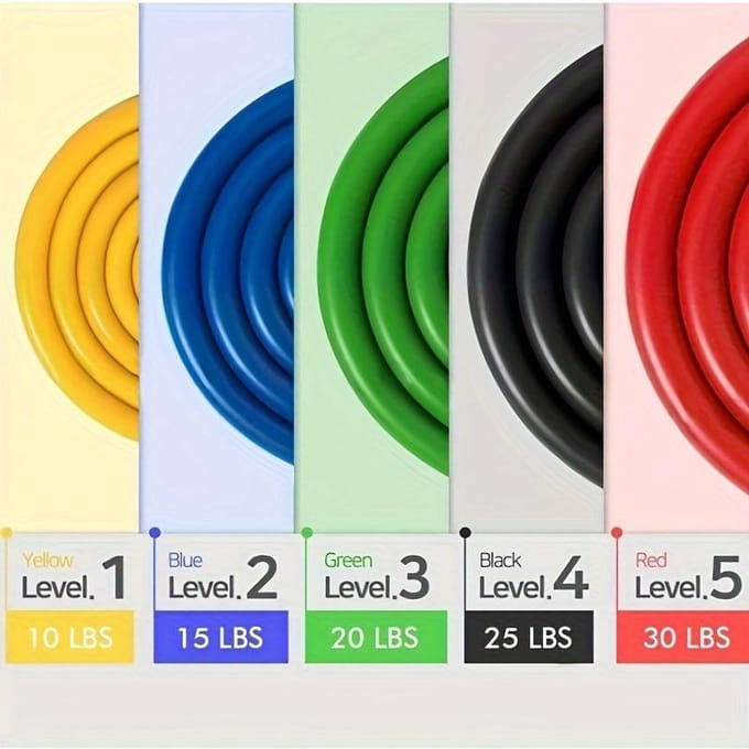 11 stuks Multifunctionele TPE Spantouw Set Meerdere Spanningen Antislip Anti-Breuk blue