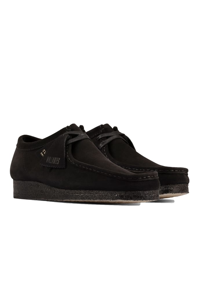 Clarks - Heren schoenen - Wallabee - G - black suede - maat 42
