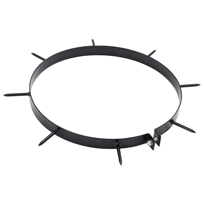 vidaXL - Gras - Aerator - Klem - met - Spikes - 5 - st - Ø - 30 - cm - Staal