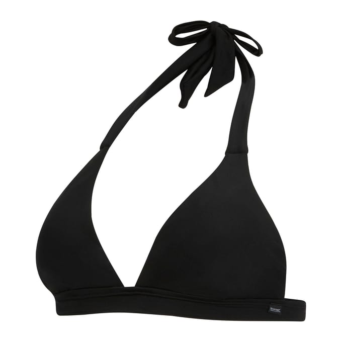 Regatta Dames Lovina Effen Halternekt Bikini-top (Zwart)