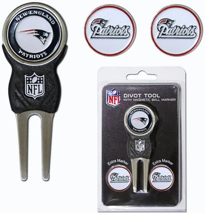 Golf Divot Tool Set met 3 Magnetische Golfbal Markers - Sport Team Gift