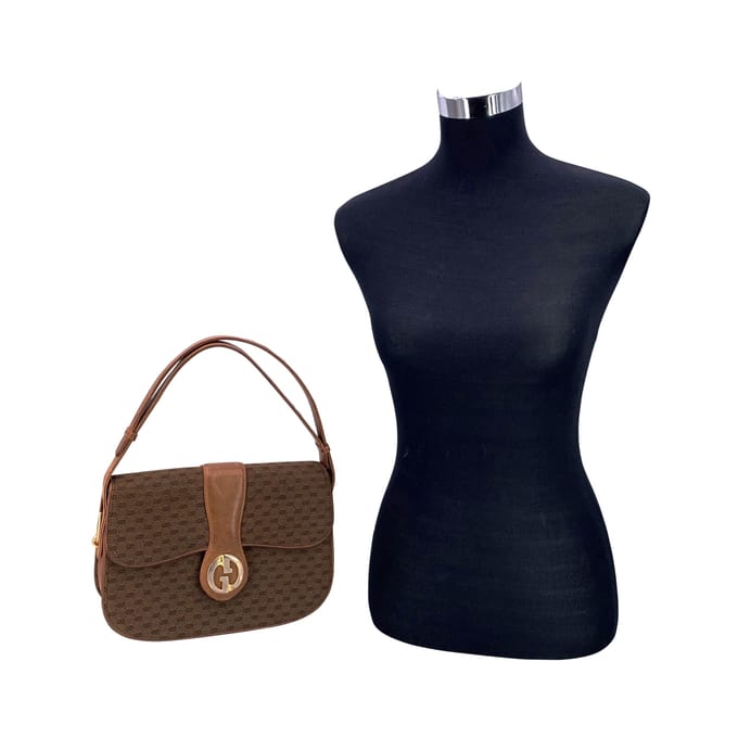 Gucci Vintage stoffen schoudertas Micro GG
