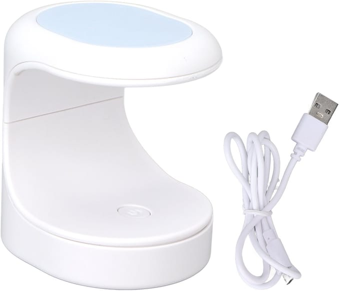 Mini Nagel UV LED Droger 16W 3 stuks Lichtchips 60s Timing Nagellak Uithardingslamp met USB-kabel