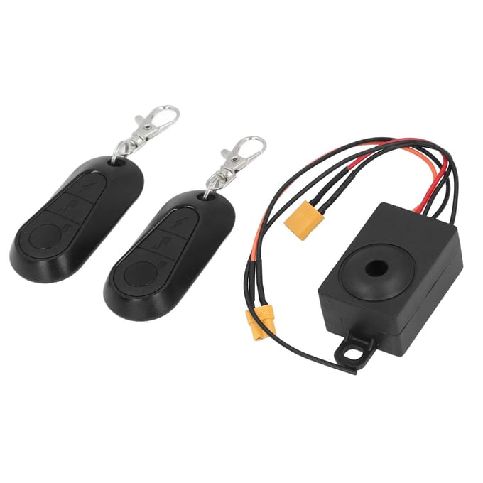 Elektrische Scooter Alarm met Afstandsbediening Anti-Diefstal Beveiliging XT30 Poort Elektrische Fiets Alarm voor M365 PRO gray