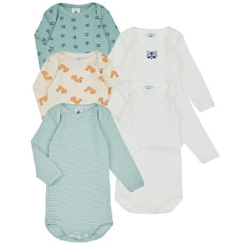 Kinder bodies Petit Bateau BODY US ML RITON PACK X5