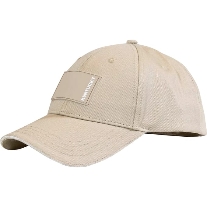 Kentucky Horsewear - Cap rubber logo beige