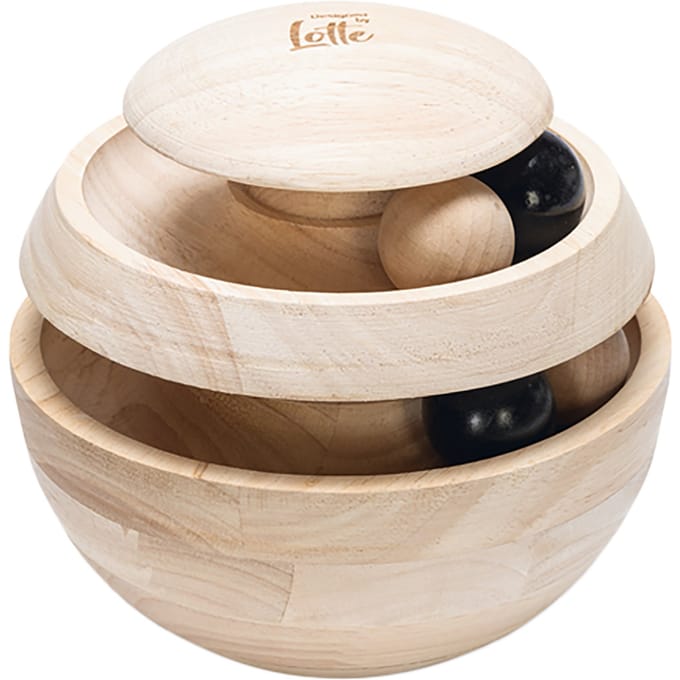 Designed by Lotte Neya - Kattenspeelgoed - Hout - Bruin -16x16x16 cm