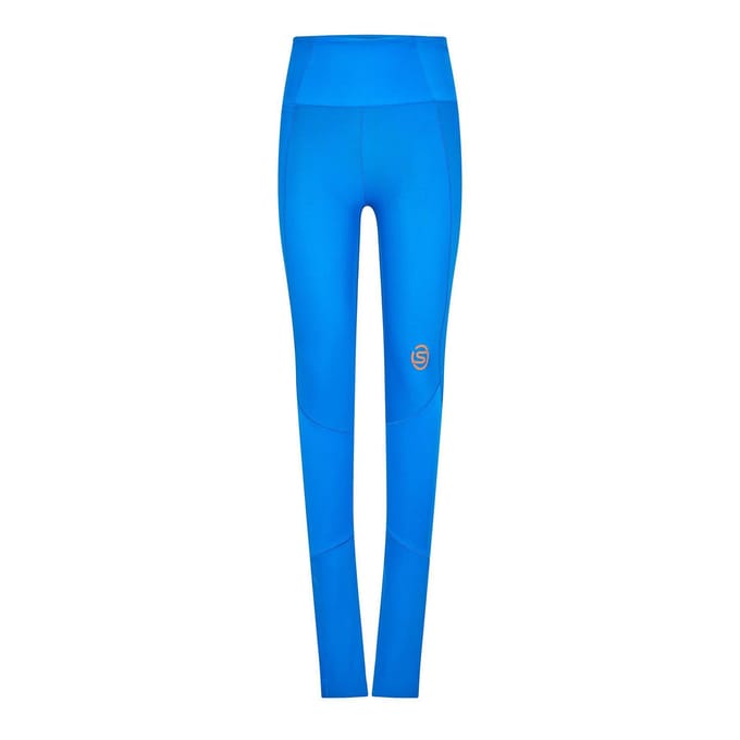Skins Dames-serie 5: Skyscraper-legging met volledige beenlengte (Blauw)