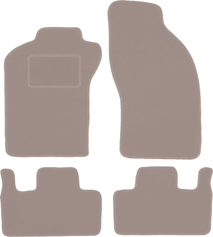 Beige veloursmatten voor: FIAt Coupé coupé (1993-2000)