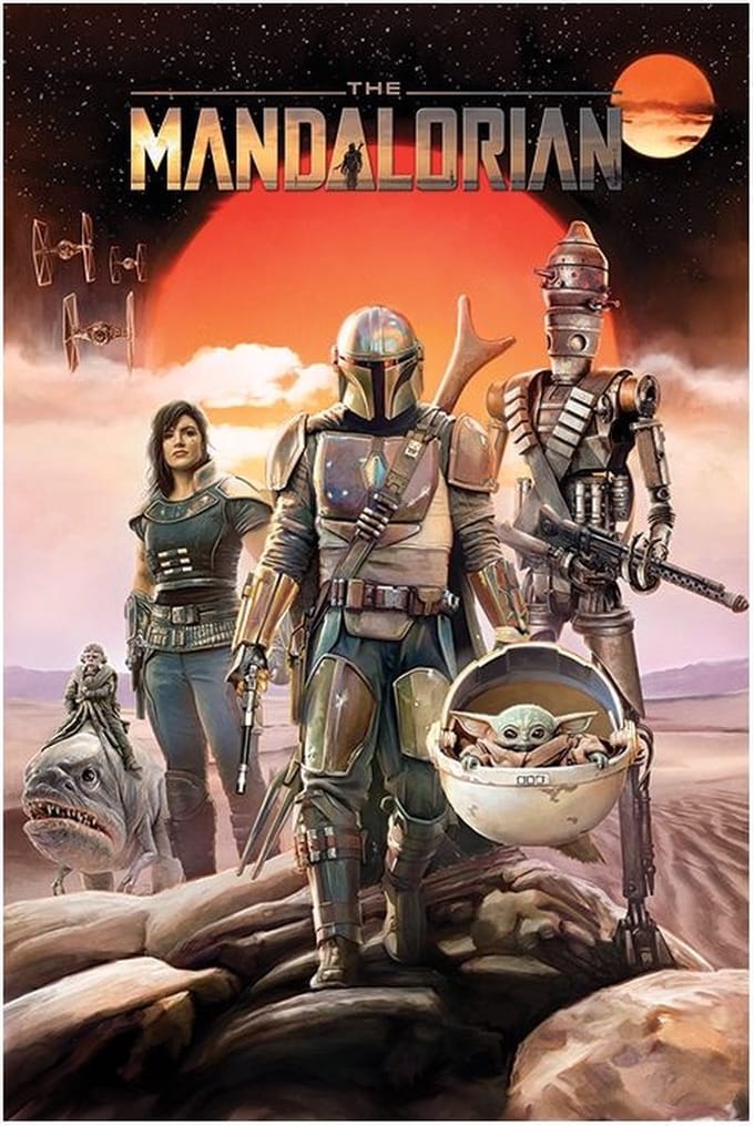Star Wars The Mandalorian Group - Maxi Poster - 61 x 96.5 cm