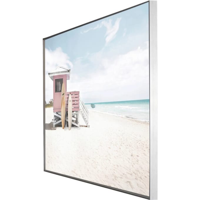 PTMD Wandpaneel Beach House - 120x3x80 cm - Glas - Multi
