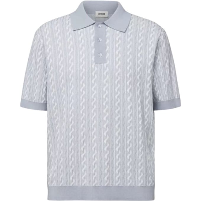 Drykorn Tamian Polos Lichtblauw 425175 Tamian