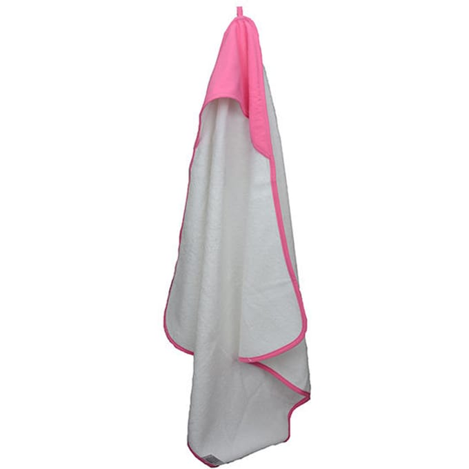 ARTG Baby handdoek met capuchon (Wit/Roze)