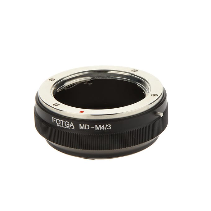 Fotga MD-M4/3 Adapter Digitale Ring Minolta MD MC Lens naar Micro 4/3 Mount Camera (voor Panasonic G1 black