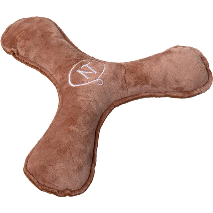 Nomad Tales Blush Pluche Boemerang - rood: L 30 x B 30 x H 5 cm
