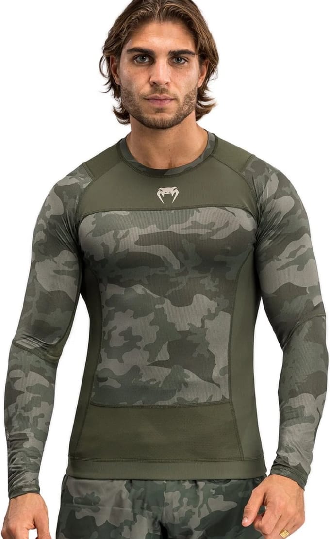 Venum G-Fit Air Rash Guard L/S Army Camo - M