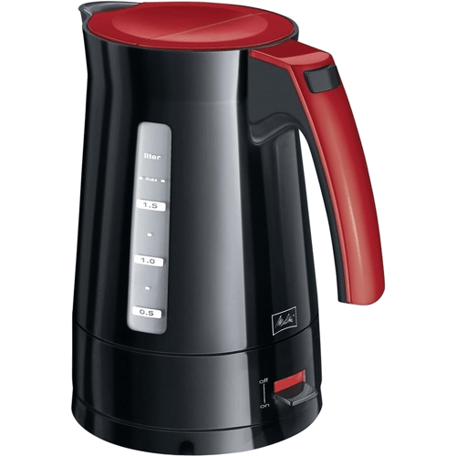 Melitta Enjoy Aqua - Waterkoker - Zwart/Rood