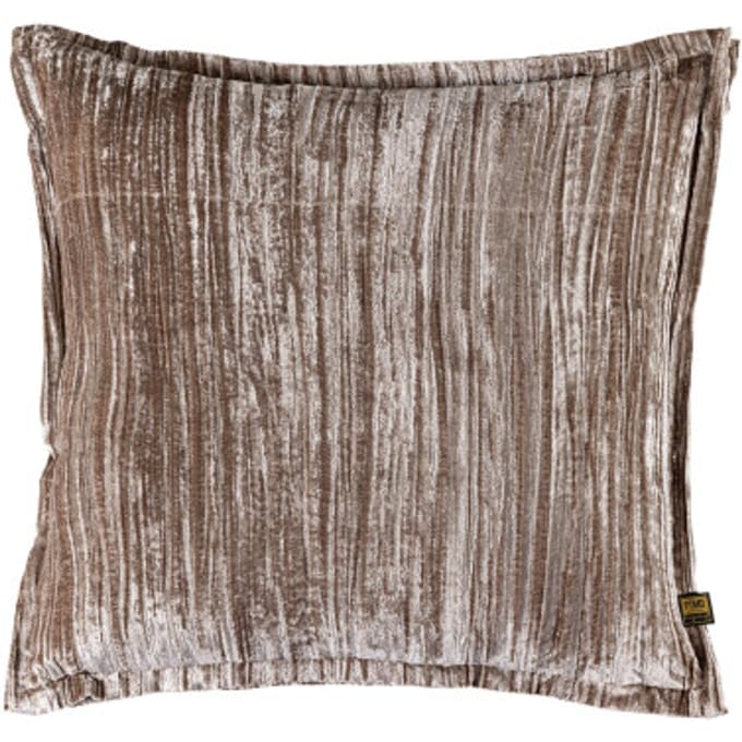 PTMD Senny Sierkussen - 60x3x60 cm - Fluweel - Beige