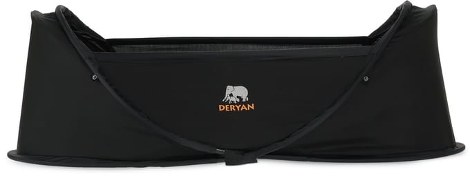 Deryan Luxe Infant Inklapbare Campingbedje - Baby klamboe - Zwart