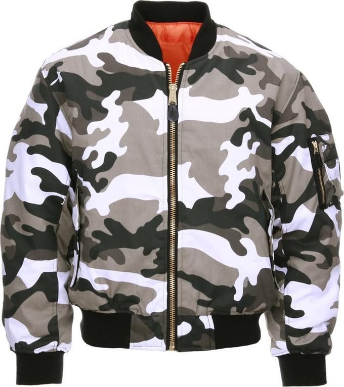 Fostex Garments MA-1 Bomber Jack Heren Jas - Maat S